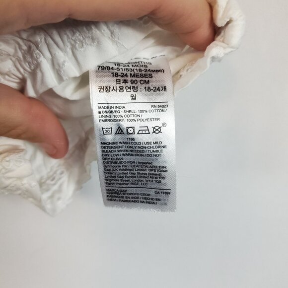 2 Piece Set Floral Print Ruffle Tiered Cami & Eyelet Bubble Shorts Sz 18-24 - Picture 5 of 11